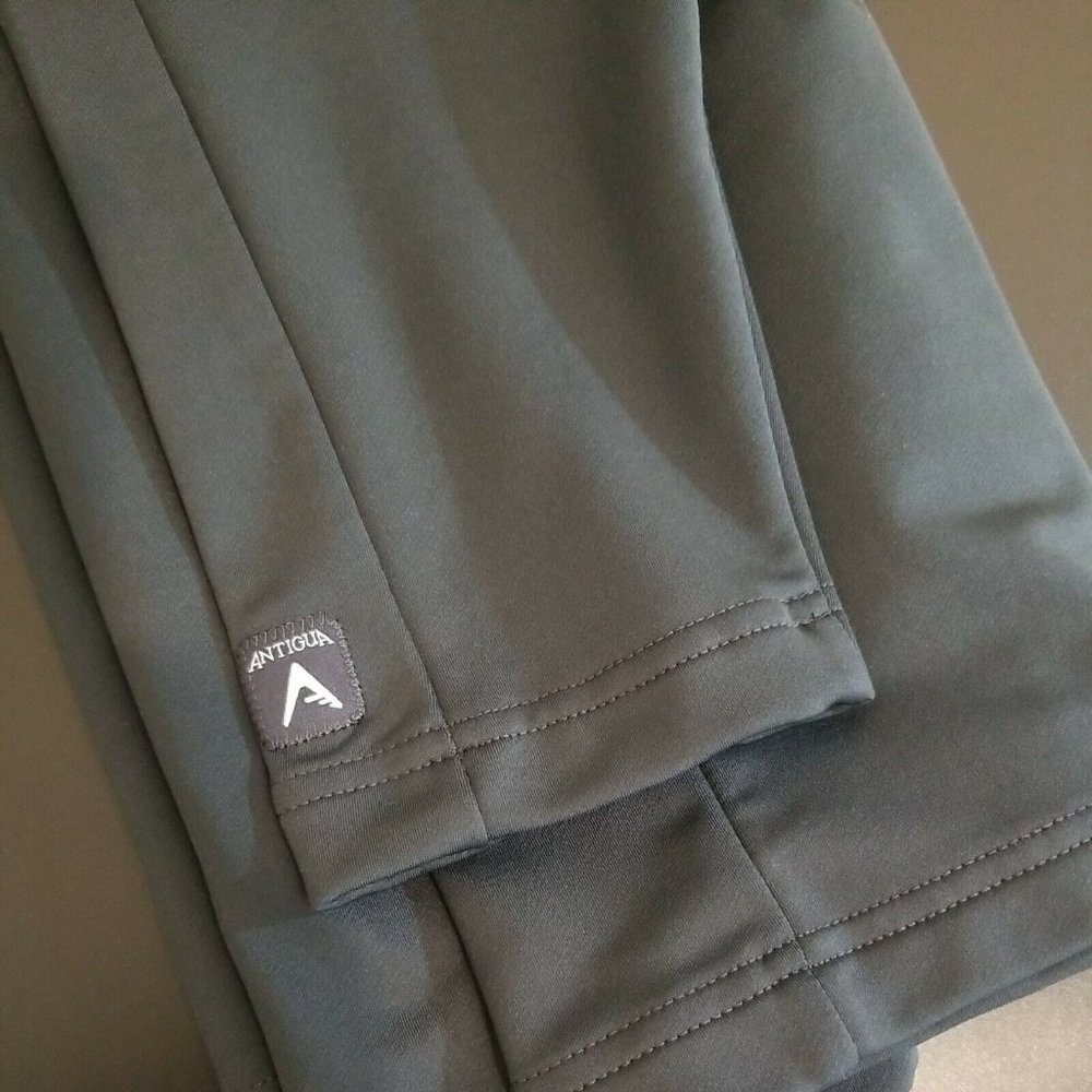 Antigua Long Sleeve Pullover Warm-up Mens Large Poly Spandex Golf Sport Jacket - Picture 11 of 12